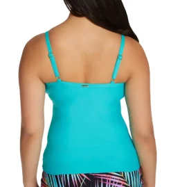 Sunsets Seaside Aqua Forever Tankini Swim Top 77SA -Allure Wear Shop sunsets suns01 77sa bs