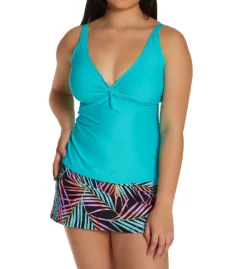 Sunsets Seaside Aqua Forever Tankini Swim Top 77SA -Allure Wear Shop sunsets suns01 77sa cs1