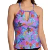 Sunsets Isla Bonita Mia High Neck Tankini Swim Top 87TIB -Allure Wear Shop sunsets suns01 87tib gs
