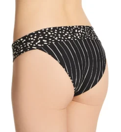 Swim Systems Black Sand Bliss Banded Reversible Swim Bottom B308BS -Allure Wear Shop swim systems swim01 b308bs bs