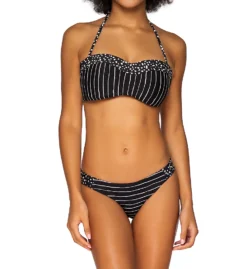 Swim Systems Black Sand Ellie Reversible Tab Side Swim Bottom B309BS -Allure Wear Shop swim systems swim01 b309bs cs1