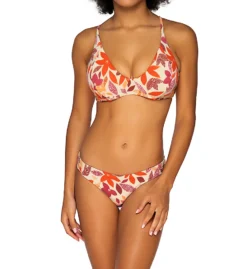 Swim Systems Pressed Petals Ellie Reversible Tab Side Bottom B309PP -Allure Wear Shop swim systems swim01 b309pp cs1