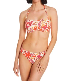 Swim Systems Pressed Petals Ellie Reversible Tab Side Bottom B309PP -Allure Wear Shop swim systems swim01 b309pp cs4