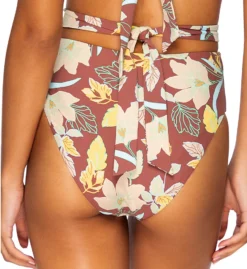 Swim Systems Desert Blooms Cora Tie Back Swim Bottom B375DB -Allure Wear Shop swim systems swim01 b375db bs