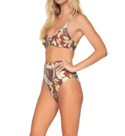 Swim Systems Desert Blooms Cora Tie Back Swim Bottom B375DB -Allure Wear Shop swim systems swim01 b375db cs1