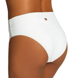 Swim Systems Coconut Hermosa High Waist Swim Bottom B376C -Allure Wear Shop swim systems swim01 b376c bs
