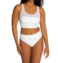 Swim Systems Coconut Hermosa High Waist Swim Bottom B376C -Allure Wear Shop swim systems swim01 b376c cs1