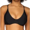 Swim Systems Black Maya Underwire Swim Top T516B