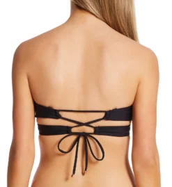 Swim Systems Black Bailey Bandeau Swim Top T522B -Allure Wear Shop swim systems swim01 t522b bs