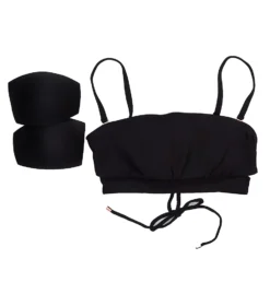 Swim Systems Black Bailey Bandeau Swim Top T522B -Allure Wear Shop swim systems swim01 t522b cs6