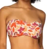 Swim Systems Pressed Petals Bridget Bandeau Swim Top T525PP -Allure Wear Shop swim systems swim01 t525pp gs