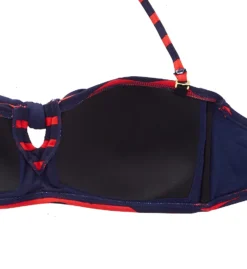 Tommy Bahama Sea Well Tie Front Bandeau Swim Top TSW10603T -Allure Wear Shop tommy bahama tb01 tsw10603t cs2