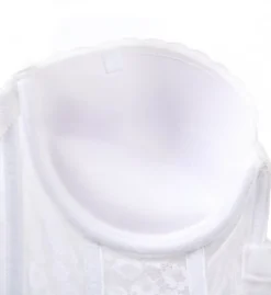 Va Bien Lace Low Plunge Bustier With Garters 6163 -Allure Wear Shop va bien vab001 6163 cs3