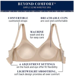 Vanity Fair Beyond Comfort Simple Sizing Wirefree Bra 72204 -Allure Wear Shop vanity fair vf001 72204 cs6