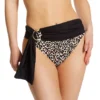 Vince Camuto Tanzania Cheetah Logo Ring Belted Swim Bottom V04690 -Allure Wear Shop vince camuto vc01 v04690 gs