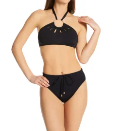 Vince Camuto Serengeti Shades Logo Ring Halter Bikini Swim Top V09737 -Allure Wear Shop vince camuto vc01 v09737 cs1