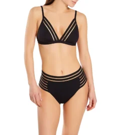 Vince Camuto Coast Lines Mesh Elastic Triangle Bikini Swim Top V70670 -Allure Wear Shop vince camuto vc01 v70670 cs1