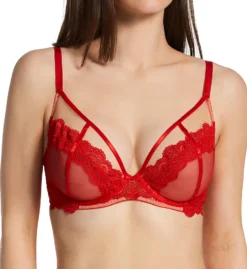 Wolf & Whistle Maisie Lace Trim Balcony Bra L883
